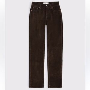Curve love, short, Abercrombie and Fitch Brown Women's Mid Rise Straight Jeans